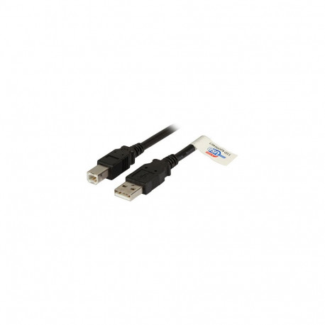 "EFB USB2.0 Anschlusskabel A-B,St.-St.,1m,schwarz,Premium"