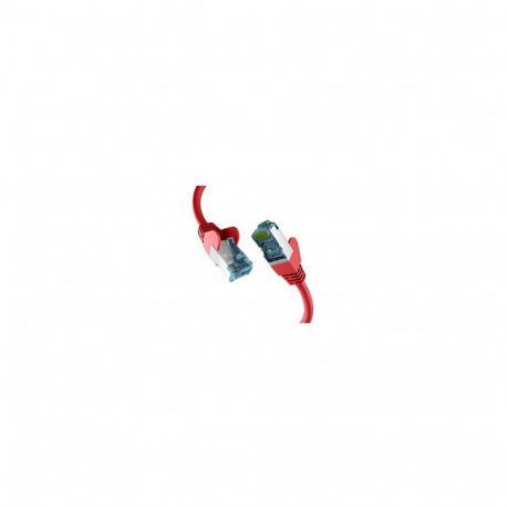 "EFB RJ45 Patchkabel mit Cat7 Rohkabel 0.25m rot"
