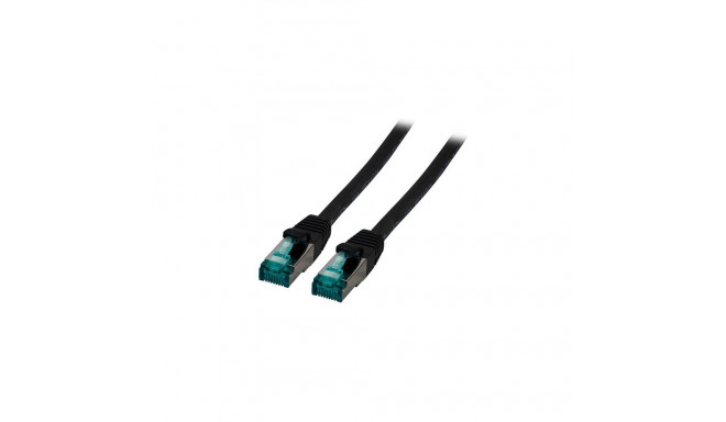 "EFB RJ45 Patchkabel S/FTP, Cat.6A, LSZH, 7.5m, schwarz"
