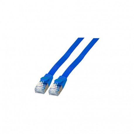 "EFB RJ45 Flachpatchkabel U/FTP, Cat.6A, PVC, 3.0m, blau"