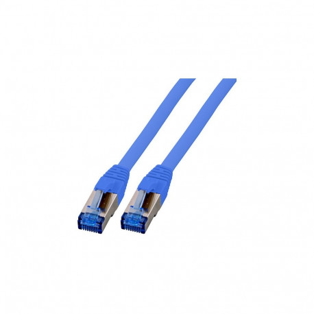 "EFB RJ45 Patchk. S/FTP Cat.6A Cat7 TPE superflex 0.50m blau"
