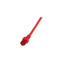 EFB RJ45 patchkaabel S/FTP Cat.6A LSZH 0.15m punane