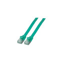 "EFB RJ45 Flachpatchkabel U/FTP, Cat.6A, PVC, 2m, grün"
