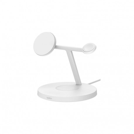 "Belkin BoostCharge Pro 3-in-1 Qi2 Wireless Charging Station, white"