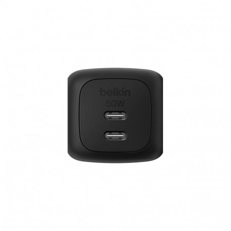 "Belkin Ladegert Dual USB-C 50W PD + PPS ,schwarz WCH019kqBK"