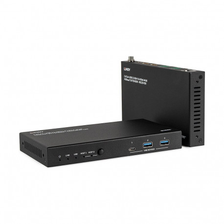 "LINDY 100m Cat.6A 2 Host USB 3.2 Gen 1 & HDMI 4K60 HDBaseT"