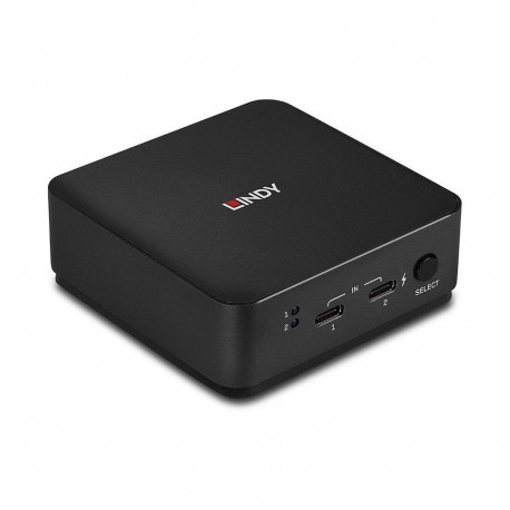 LINDY 2 Port Type C, Dual HDMI 4K60 KVM-lüliti