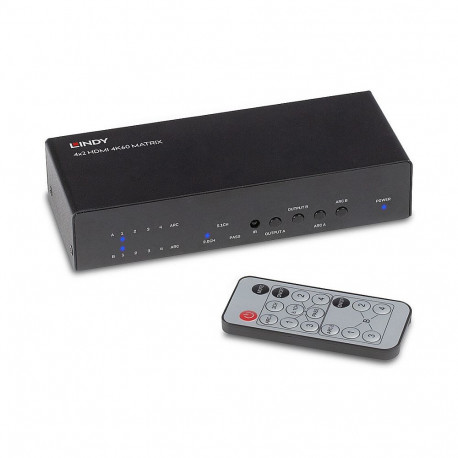 LINDY 4x2 HDMI 2.0 18G maatrikslüliti