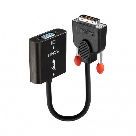 LINDY DVI-D - VGA adapter, pistik - pesa, max. 1200p