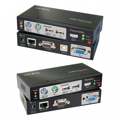 Lindy Cat5 KVM-pikendi combo 300 PS/2 USB & VGA