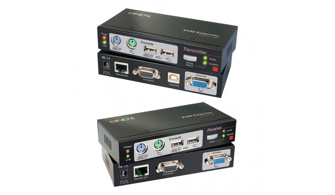 "LINDY Cat5 KVM Extender Combo 300 PS/2 USB & VGA"