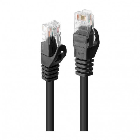 "LINDY Patchkabel Cat6 U/UTP Basic schwarz 1.00m"