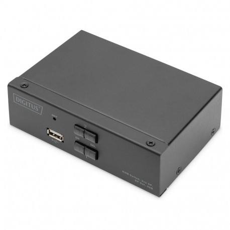 "Digitus KVM Switch DisplayPort 2x1 (schwarz)"