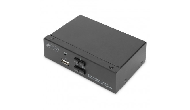 "DIGITUS 2-Port KVM-Switch Single-Display"