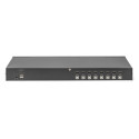 "DIGITUS Desktop 8 Port HDMI KVM Switch Single View"