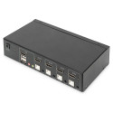 "DIGITUS 4-Port KVM-Switch Single-Display"