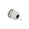 Delock kaabliläbiviik PG13,5, 10 tk, hall