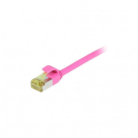 Synergy21 patch-kaabel RJ45, CAT6A 500Mhz, 1,5m, magenta, S-STP(S/FTP), slimline ümar d=4,5mm, TPE/L