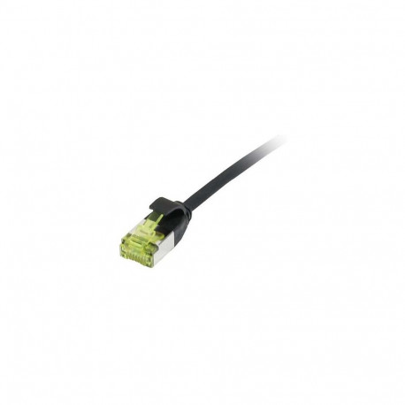 "Synergy21 Patchkabel RJ45, CAT6A 500Mhz, 0,15m, schwarz, U/FTP, slimline rund d=3,8mm, TPE/LSZH(Sup