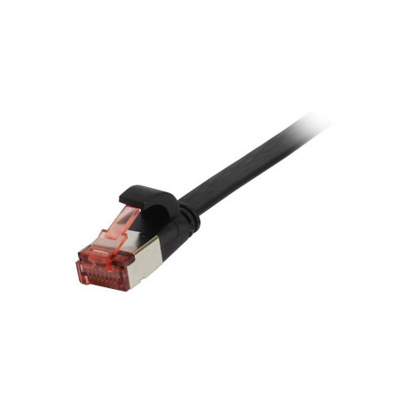 "Synergy21 Patchkabel RJ45, CAT6 250Mhz, 0,5m schwarz, FTP(U/FTP), TPE(Superflex), Flach"