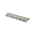 "ROLINE Kat.6 Class E 48,26cm 19Zoll-Patchpanel 24P geschirmt grau"