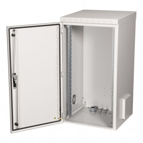 ROLINE seinakapp 19-tolline Pro 22 HE, 600x600 LxS IP55 välitingimustesse, hall