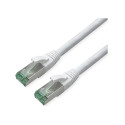 "ROLINE RM Patchkabel Cat.6A S/FTP (PiMF), wei, 1 m"