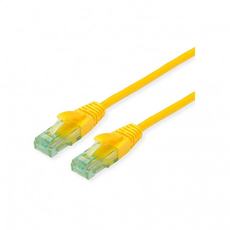 "ROLINE RM Patchkabel Cat.6A UTP, gelb, 0,5 m"