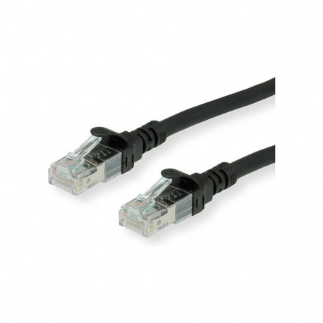 "ROLINE Patchkabel Cat.6A S/FTP (PiMF), Component Level, LSOH, schwarz, 7,5 m"