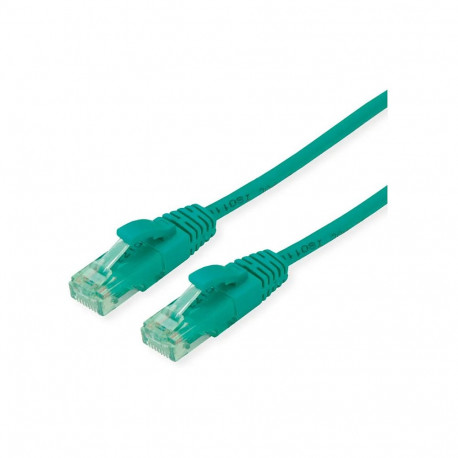 "ROLINE RM Patchkabel Cat.6A UTP, grn, 0,5 m"