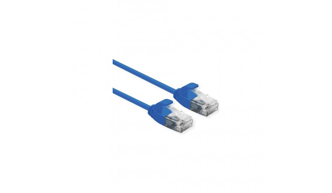"ROLINE UTP DataCenter Patchkabel Cat.6A (Class EA), LSOH, slim, blau, 1,5 m"