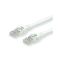 "ROLINE Patchkabel Cat.6A S/FTP (PiMF), Component Level, LSOH, wei, 1 m"