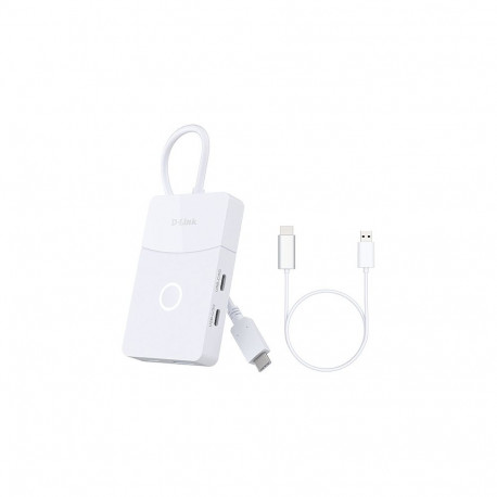 D-Link DUP-501 5-in-1 USB-C jaotur juhtmevaba HDMI-ga
