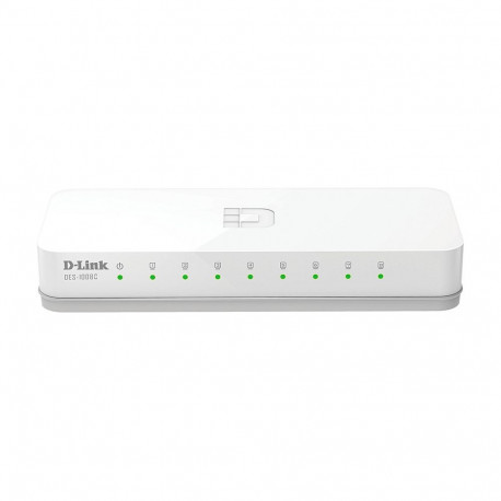 D-Link DES-1008C/E 8-pordiline Fast Ethernet mittehallatav lauapealne võrgulüliti