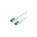 VALUE Kat.6A Class EA S/FTP PiMF LSOH valge patch-kaabel 1m