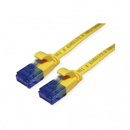 "VALUE Patchkabel Cat.6A (Class EA) UTP, extra-flach, gelb, 5 m"