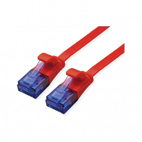 "VALUE Patchkabel Cat.6A (Class EA) UTP, extra-flach, rot, 1 m"