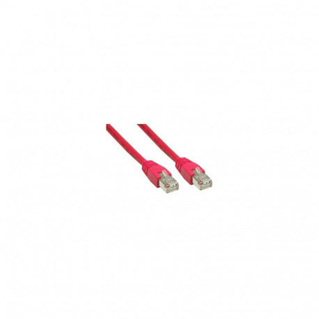 "GoodConnections Patchkabel mit Rastnasenschutz, Cat. 6, S/FTP, PiMF, PVC, 250MHz, rot, 50m,"