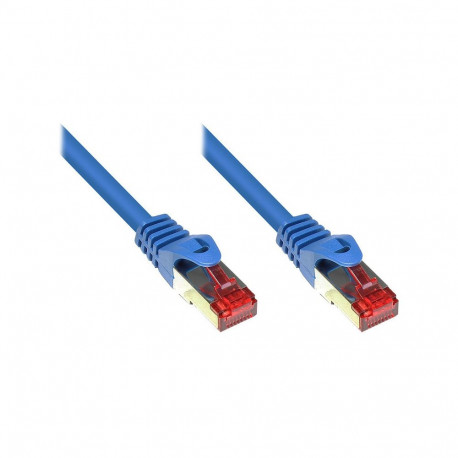 "GoodConnections Patchkabel mit Rastnasenschutz, Cat. 6, S/FTP, PiMF, PVC, 250MHz, blau, 50m,"