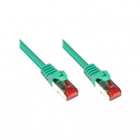 "GoodConnections Patchkabel mit Rastnasenschutz, Cat. 6, S/FTP, PiMF, PVC, 250MHz, grün, 30m,"