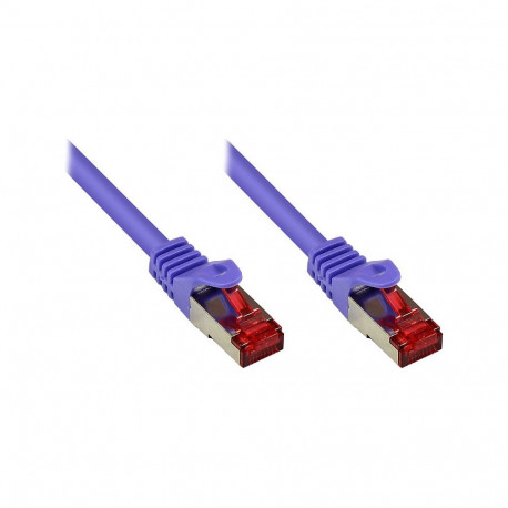 "GoodConnections Patchkabel mit Rastnasenschutz, Cat. 6, S/FTP, PiMF, PVC, 250MHz, violett, 20m,"