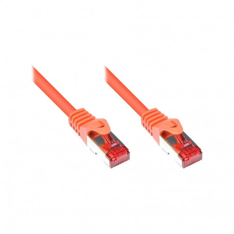 "GoodConnections Patchkabel mit Rastnasenschutz, Cat. 6, S/FTP, PiMF, PVC, 250MHz, orange, 3m,"