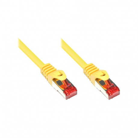GoodConnections lukustuskaitsega patch-kaabel, Cat. 6, S/FTP, PiMF, PVC, 250MHz, kollane, 0,5m