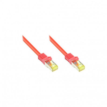 "GoodConnections RJ45 Patchkabel mit Cat. 7 Rohkabel und Rastnasenschutz (), S/FTP, PiMF, halogenfre