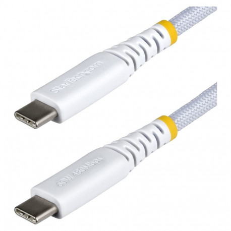 "STARTECH.COM 15cm USB-C Ladekabel 60W 3A PD Geflochtenes Nylon-TPE Mantel Robustes USBC Laptop-Hand