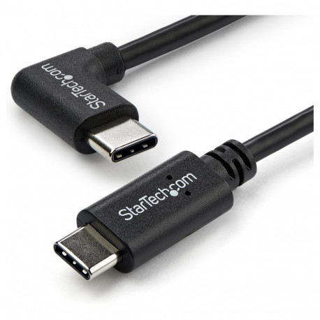 "STARTECH.COM USB- C Kabel rechtsgewinkelt - St/St-1m - USB 2.0 - USB Typ-C Kabel - 90grad USB C - U