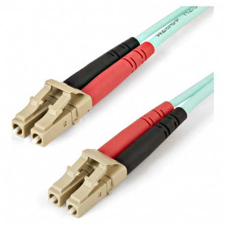 "STARTECH.COM 1m OM4 Duplex Multimode Glasfaserkabel - Trkis - 100 Gb - 50/125 - LSZH - LC/LC LWL Ne