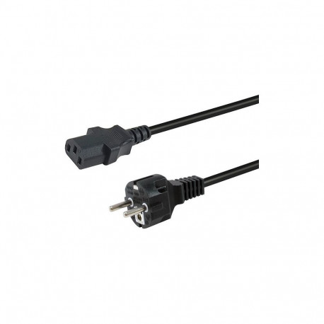 "Equip Stromkabel CEE 7/7 ->C13 St/Bu schwarz 3.00m PVC"