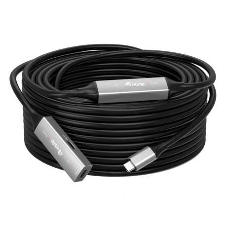 "Equip Kabel USB-C3.2->C Gen1 Akt.Erweit.St/Bu 15.00m schwarz"