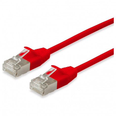 "Equip Patchkabel Cat6A SlimFlex F/FTP 1.50m rot LSZH 2xRJ45 Polybeutel"